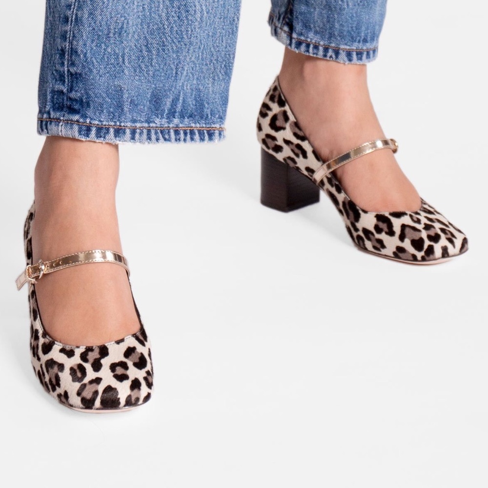 Kat Mary Jane Zebra print printed